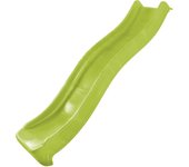 Axi sky220 tobogán con conexion de agua verde claro - 220 cm | elemento adicional para torre de juegos infantiles | tobogán de agua / tobogán