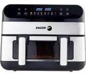 Freidora sin aceite - fagor - airfryer fgf10 - 10l - 2400 w - pantalla táctil - 8 modos pregrabados - gran depósito de cocció