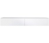 Mueble tv sarasota 166, blanco, 180x30x33cm