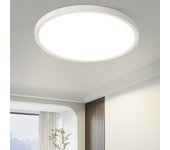 Zmh lámpara de techo led minimalista blanca de 18 cm para baño y cocina