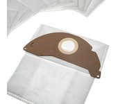 Vhbw 30x bolsa compatible con kärcher wd 2.000 - wd 2.499, wd 2.200, wd 2.210, wd 2.240, wd 2.250 aspiradora - vellón micro, 24,5cm x 23,5cm, blanco