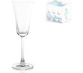 Copas de flauta de vidrio transparente kandy cl15, h&h