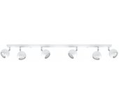 Sollux sl.0442 lámpara de techo oculare 6l blanco