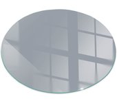 Placa de cristal para chimenea, zócalo protector de chimenea, diseño moderno | 60x60 | rueda | color gris