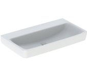 Geberit renova plan, lavabo, 85x48 cm, sin agujero para grifo, sin rebosadero, 501701, 501.701.00.1, color: blanco mate
