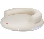 Flamingueo flotador gigante redondo piscina pvc blanco