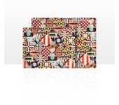 Don hierro - set de 2 bandejas de servir, 42 x 29 cm y 48 x 37 cm, aptas para lavavajillas.-