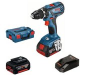 Taladro atornillador bosch gsr 18v-28 2x 3,0 ah l-boxx - 0615990l7k