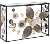 Consola glam dark 111,8x41,9x80 cm
