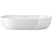 Duravit luv lavabo sobre encimera 70x40cm, sin rebosadero, sin orificio para grifo, sin orificio para grifo, pulido, 03797000001, color: blanco