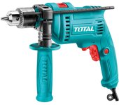 Total tools - taladro percutor de cable con potencia de 680 w | portabrocas manual con capacidad de 13 mm | velocidad variable | velocidad sin carga d