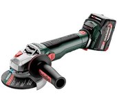 Amoladora de batería de 125 mm 18 v wb 18 lt bl 11-125 quick 2 x 5,2 ah li-power, asc 55