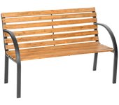 Tectake banco de jardín 2 plazas