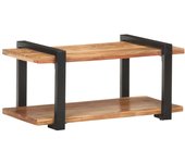 Mueble para tv de madera maciza de acacia 90x40x40 cm