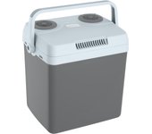 Tectake nevera eléctrica portátil de refrigeración y calefacción, con asa de transporte, capacidad de 25 litros