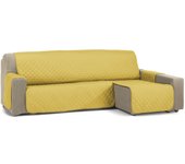Funda cubre protector sofá chaise longue nina mostaza 200cm s&t sofa covers