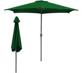 Sombrilla - sombrilla de jardín, sombrilla de terraza, sombrilla de balcón - 350 cm verde, sombrilla hawaiano, sombrilla de exterior