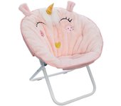 Atmosphera - sillón infantil plegable 'licorne' - rosa