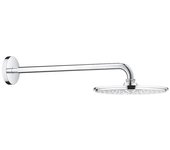 Grohe rainshower cosmopolitan 210 kit de ducha mural y brazo 422 mm, 1 rociador, cromo (26171000)
