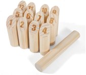 Kubb viking set de juego ajedrez de césped números juegos de jardín