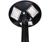 Farola led solar ufo 150w 1500 lúmenes. luz blanca neutra 4200k