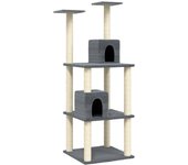 Torre para muebles de árbol para gatos, juguete para trepar, rascador, plataforma para trepar con postes 02_0022660