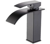 Grifo lavabo negro mate acero inoxidable monomando agua fria y caliente con mangueras incluidas grifo baño negro