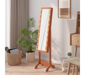Maison exclusive - espejo de pie con led 34x37x146 cm