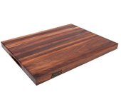 Boos block tagliere noce – tagliere in legno masello - tagliere da cucina professionale - tagliere antibatterico - tagliere xxl – 61 x 46 x 4 cm