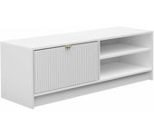 Mueble tv comfivo larmire 103, blanco, 120x40x40cm