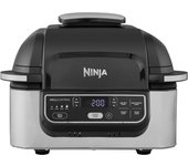 Ninja nnj ag301eu parrilla y freidora de aire 5 en 1 ninja foodi black