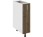 Mueble jolly haaus karo, roble bronce/blanco, 20 x 50 x 80 cm