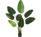 Tectake árbol de ave del paraíso artificial tropic, aspecto realista