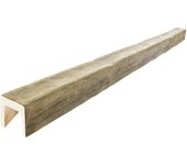 Viga imitación madera 15cm de ancho x 15cm de alto x 3m de largo color miel decorativa de poliuretano vu0012-m
