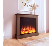 Sined panarea insertable eléctrico para chimenea 1500w con mando a distancia, negro. para chimeneas existentes