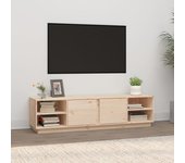 Mueble de tv de madera maciza de pino 156x40x40 cm