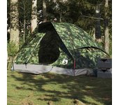 Tienda de campaña iglú para 2 personas impermeable camuflaje 2 personas / verde