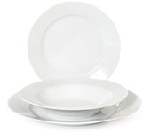 Servicio de vajilla de porcelana blanca royal norfolk neptune