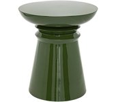 Atmosphera - jaya tótem de metal verde mesa auxiliar d38cm