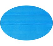 Cobertor solar para piscina redonda diámetro 549 cm polietileno azul 03_0006681