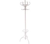 Perchero de pie de madera blanco 31x44x179hcm