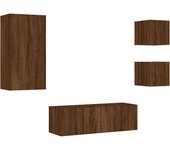 Mueble tv multimedia estante para televisión buffet para televisión comedor salón dormitorio montado en l 02_0028218