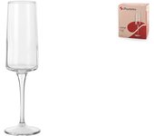 Pasabahce pack de 6 copas flauta, 19 cl