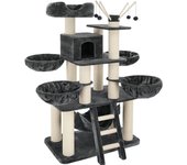 Tectake rascador para gatos 195 cm