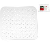 Alfombrilla de pvc para fregadero waltz, color blanco, 32 x 30 cm