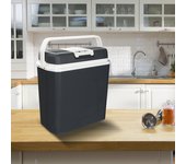 Nevera eléctrica 24l 12v 220v mini nevera portátil para coche modo frío/caliente función ecológica