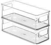 Juego de 2 organizadores para frigorífico con asa