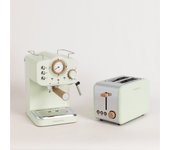 Create - pack toast retro tostadora + thera retro cafetera express acabado mate