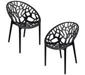 Pack 2 sillas nido - negro