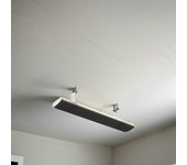 Calefactor ir mpc algeciras-4000w/380v, aluminio, interior/exterior. 200 cm, conexión directa, sin mando a distancia.
